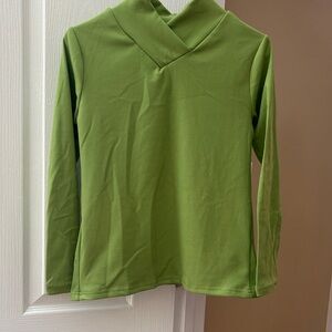 Green Women’s Long Sleeve Shirt